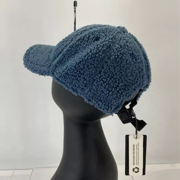 Rag & Bone Blue Sherpa Addison Baseball Cap - Picture 3 of 5